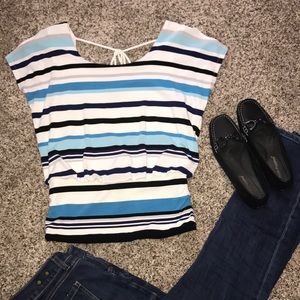 White House Black Market Work Blouse